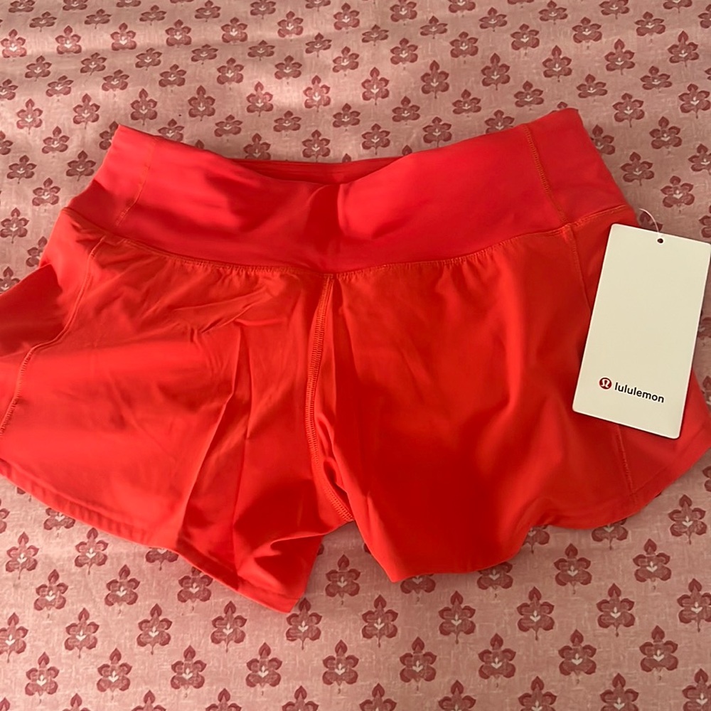 Lululemon speed up shorts size 4